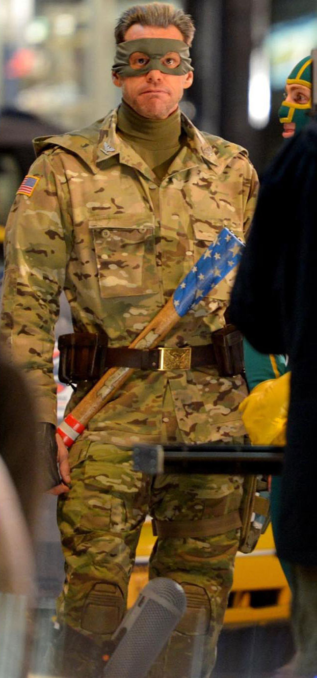 Jim Carrey sur le tournage