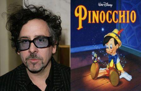 Nonobstant l'adaptation que prépare Guillermo del Toro, Tim Burton prépare toujours sa propre version de "Pinocchio... (voir ci-dessous)