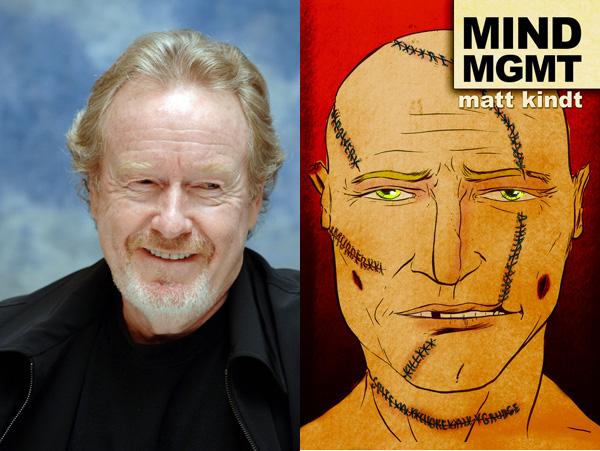 La Fox a acquis les droits de la série de comics "Mind MGMT" de Matt Kindt, publiée par Dark Horse l'an dernier. Ridley Scott produira le film via sa firme Scott Free en compagnie de Mike Richardson et Keith Goldberg de Dark Horse.... (voir