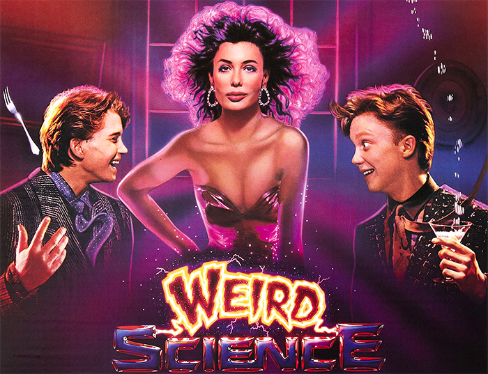 Un remake pour WEIRD SCIENCE.... (voir ci-dessous)