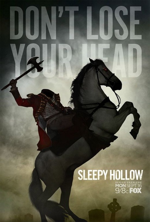 L'affiche de la nouvelle série TV "Sleepy Hollow' produite par la Fox et qui sera diffusée aux USA à partir du 16 septembre.