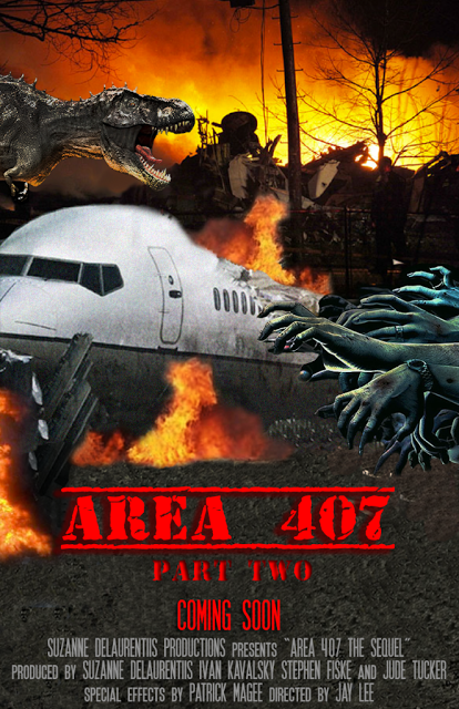 Dinosaures et zombies dans "Aera 407 : Part Two" (voir ci-dessous)
