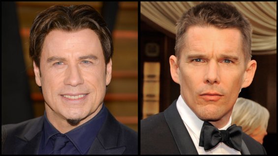 John Travolta et Ethan Hawke vont jouer ensemble dans un nouveau film produit par Jason Blum, "In a Valley of Violence" (voir ci-dessous).