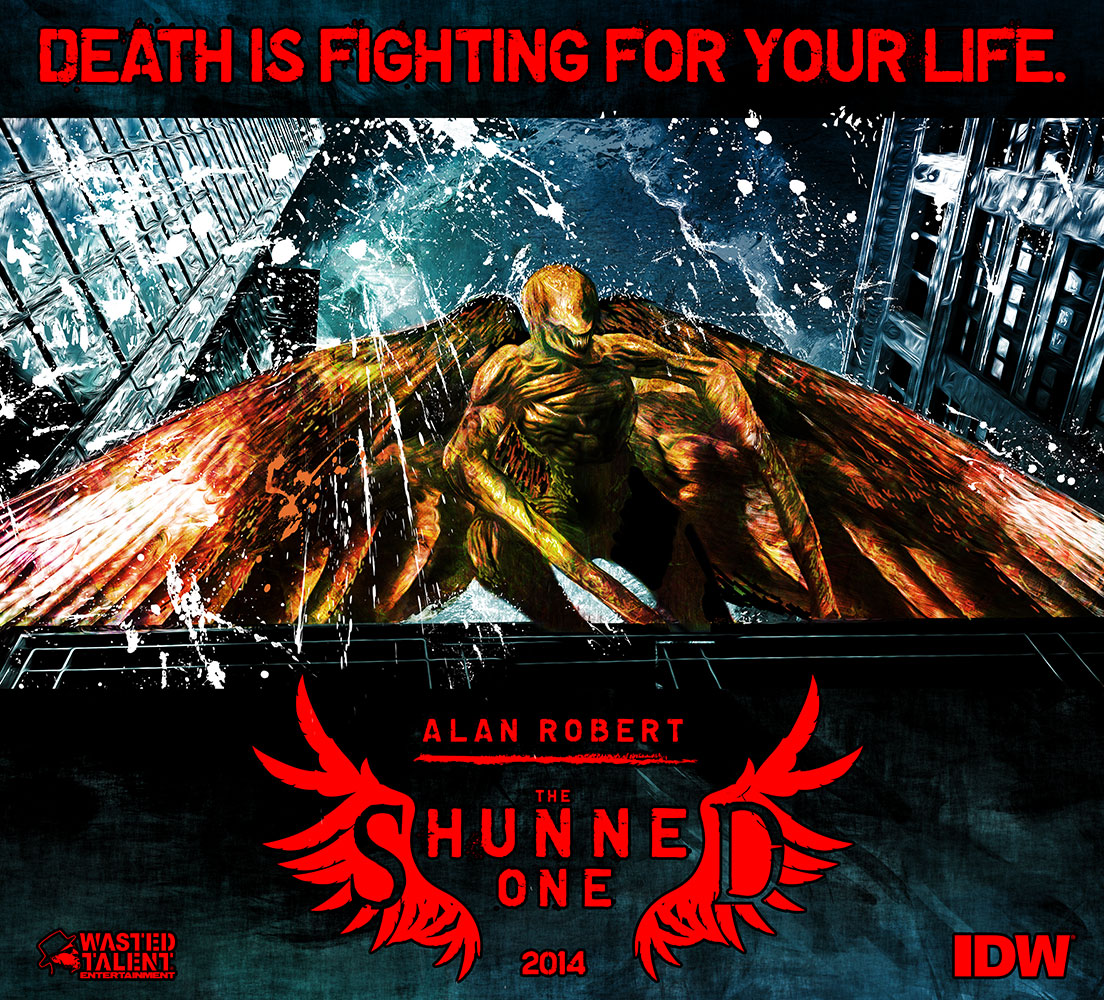 "The Shunned One", du musicien et prolifique créateur de comics Alan Robert ("Killogy"), une BD à paraître chez IDW en 2015, va être portée à l'écran (voir ci-dessous)