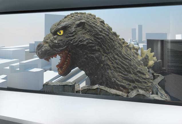 .....Le prix de la chambre avec Godzilla est de 40.000 yen (300 Euro) en semaine, et de 50.000 yen durant les week-ends et les vacances. ll y a 2 autres chambres avec vue sur Godzilla, au prix réduit de 15.000 yen chacune.