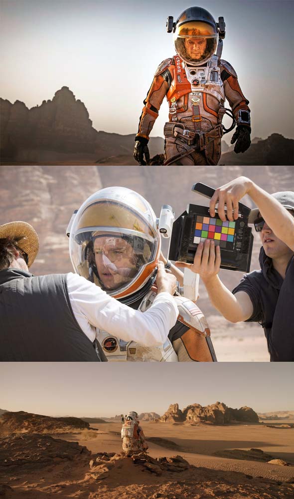 Premières photos de THE MARTIANS, de Ridley Scott….