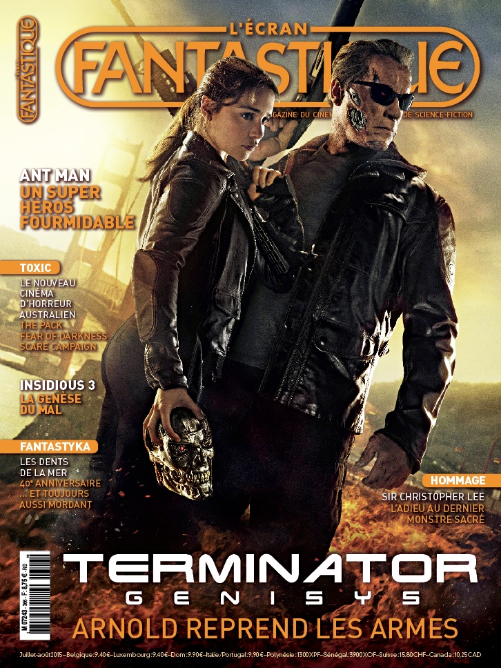 Mercredi..... "Terminator Genisys" en salles.... et l'EF en librairie !