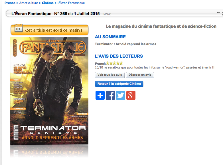 Paru ce matin !  Pour le trouver et/ou le commander :  voir ci-dessous