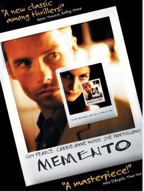 Le remake de MEMENTO de Christopher Nolan est en cours…. (voir ci-dessous)