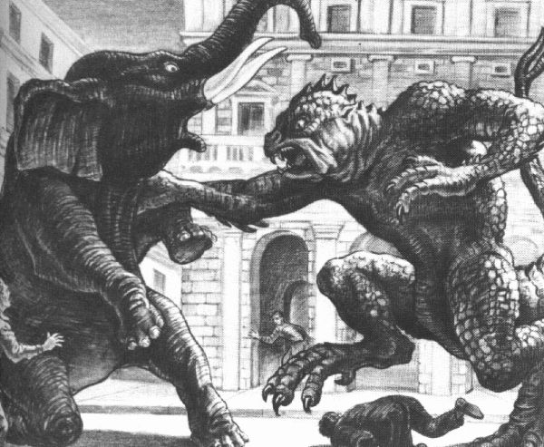 dessin de production de Ray Harryhausen