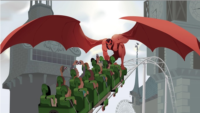 Dans la lignée de « Hotel Transylvania 3D », le franco-belge « Zombillénium » se tourne actuellement… (voir ci-dessous)