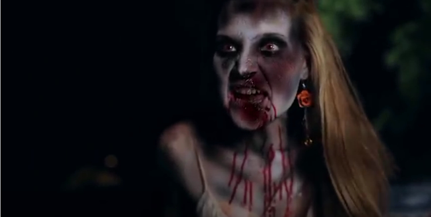 Un motel transforme ses hôtes en zombies dans NIGHT OF SOMETHING STRANGE…. (voir ci-dessous)