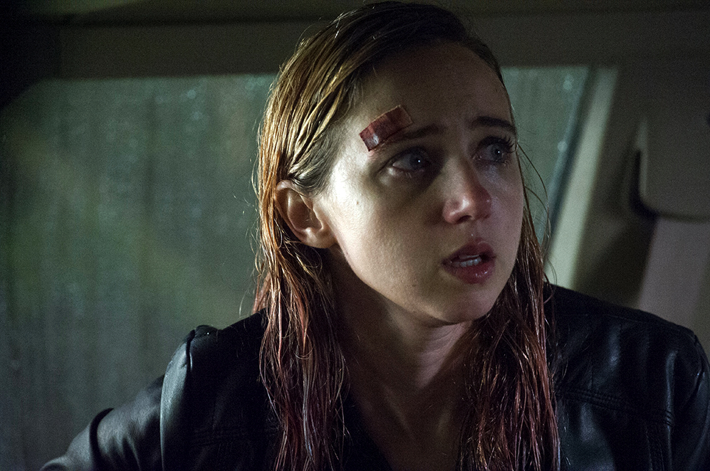 Zoe Kazan dans « There Are Monsters », le nouveau Bryan Bertino (« The Strangers »), en postproduction, où une mère et sa fille sont terrorisées par un monstre….