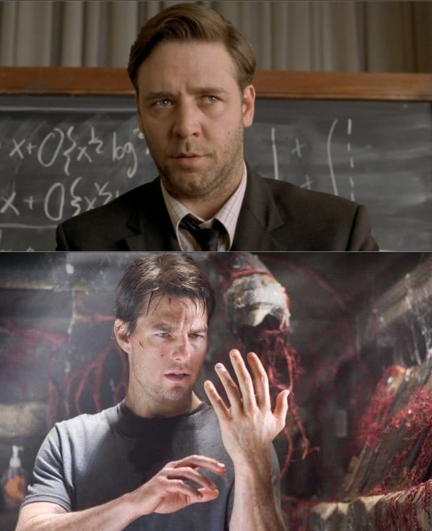 Russell Crowe face à Tom Cruise dans LA MOMIE ! (voir ci-dessous)