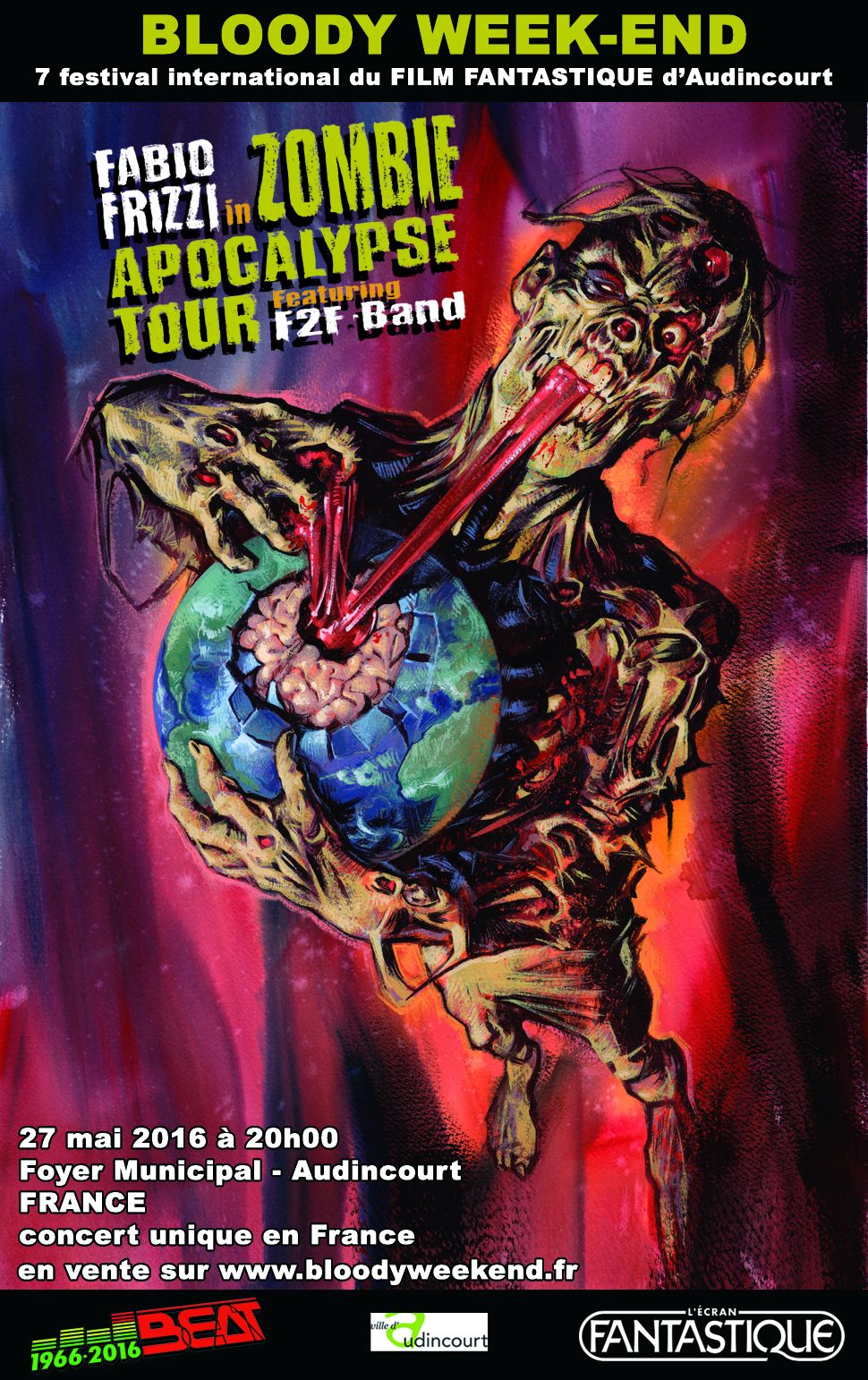 Il reste encore 50 places !  Un concert exceptionnel  ! Pour tous les amateurs de Lucio Fulci (voir ci-dessous)