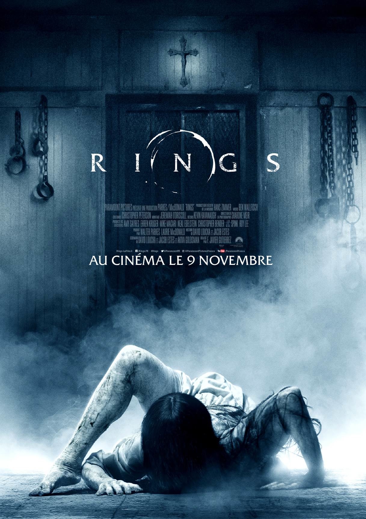 L'affiche française de RINGS....