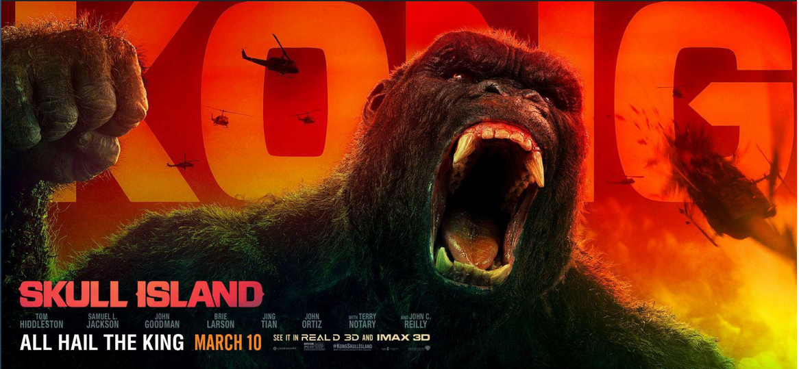 Un nouveau poster pour "Kong : Skull Island"...