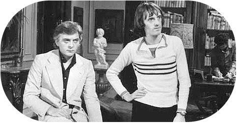 David Hemmings et Dario Argento sur le tournage