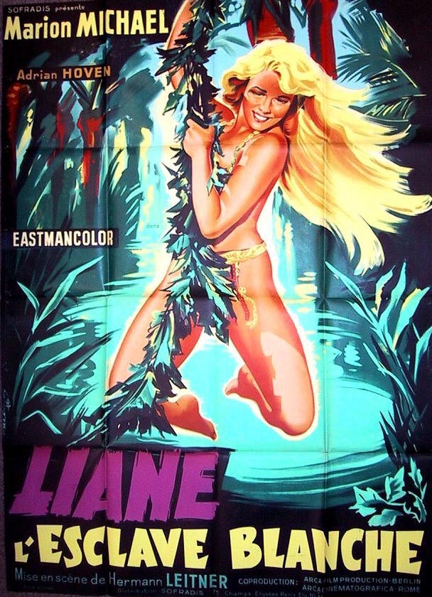"Liane, l'esclave blanche", second volet de "Liane la sauvageonne"