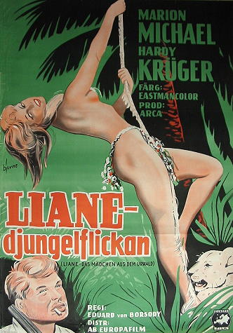 voir les bande annonce et extraits ci-dessous de "Liane la sauvageonne"