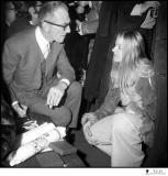 Peter Cushing et Terence Fisher, Invités d'Honneur du 2e Festival International de Paris du Film Fantastique et de SF (1974). Photos : Jean-Louis  Rancurel