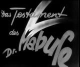 Le Testament du Dr. Mabuse