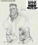 .... Robert Sanchez, Chris Patton et Ryan Turek pour Death Ray Films. Dans la BD, le monstre rencontre d'autres créatures célèbres comme Mr. Hyde, le Bossu de Notre Dame, l'Homme Invisible et Dracula.