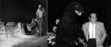 Haruo Nakajima dans le costume de Godzilla - Le compositeur Ifukube Akira avec Godzilla
