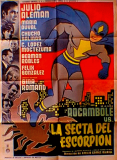 Rocambole contra la secta del escorpion (Mexique 1967) d'Emilio Gomez Muriel avec Julio Aleman (Rocambole)