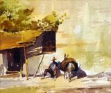 Aquarelle de Peter Cushing