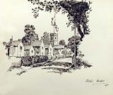 dessin de Peter Cushing