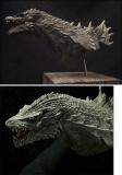 Projet de design pour le look du "Godzilla" 3D américain en préparation chez Legendary Pictures...