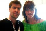 Viven Lejeune en compagnie de Lucy Lawless, aliax Xena (juin 2010)