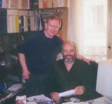 Richard H. Klemensen, éditeur de The Little Shoppe of Horrors, et Alain Schlockoff en 1999 au siège de l'Ecran Fantastique. Une amitié de plus de 30 ans...