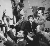 Spectacle d'ombres chinoises à la Cinémathèque française - 1949 (Jean Boullet : en bas à gauche)