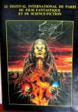 Catalogue du 12e Festival International de Paris du Film Fantastique et de Science-Fiction (illustration de Jacques Gastineau. Gravure et peinture sur bois).