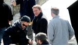 Daniel Craig et David Fincher sur le tournage