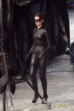Selina Kyle sur le plateau de "The Dark Knight Rises"....