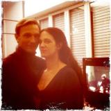 Asia Argento, qui campe Lucy, aux côtés de Thomas Kretschmann, alias Dracula, dans la nouvelle adaptation (en 3D) du roman de Bram Stoker que tourne Dario Argento en ce moment-même à Turin.