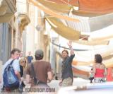 Brad Pitt sur le tournage