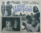 "La nave de los monstruos" (Mexique 1960) de Rogelio A. Gonzalez, avec Eulalio Gonzalez, Ana Bertha Lepe et Lorena Velazquez. R.A. Gonzalez est notamment l'auteur de "La nave de los monstruos" (59) et  "Conquistador de la luna" (60).