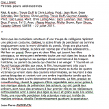 la critique de GALLOWS (voir ci-dessus)