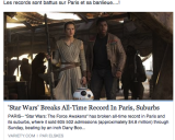 Tous les records battus pour LE REVEIL DE LA FORCE !   voir ci-dessous (en anglais)