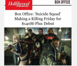Le succès en salles de SUICIDE SQUAD se poursuit….